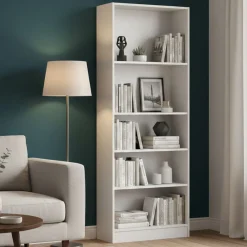 Libreria verticale bianca 96x192h cm - Areca