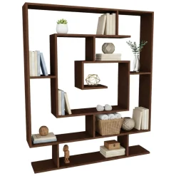 Libreria verticale marrone 124x149h cm - Sanvu