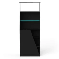 Libreria verticale nera 71x184h cm - Avena