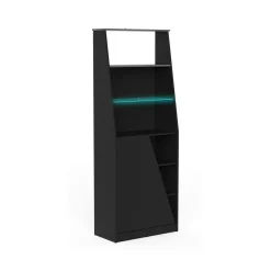 Libreria verticale nera 71x184h cm - Avena