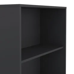 Libreria verticale rovere e grigia 79x204h cm - Arancio