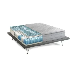 Materasso appoggio naturale singolo 80x190 in Memory Foam sfoderabile - Atilla