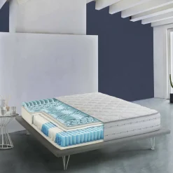 Materasso appoggio stabile singolo 80x200 in Memory Foam sfoderabile - Atilla
