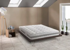 Materasso comfort naturale notturno matrimoniale 180x200 in Memory Foam sfoderabile - Aghi
