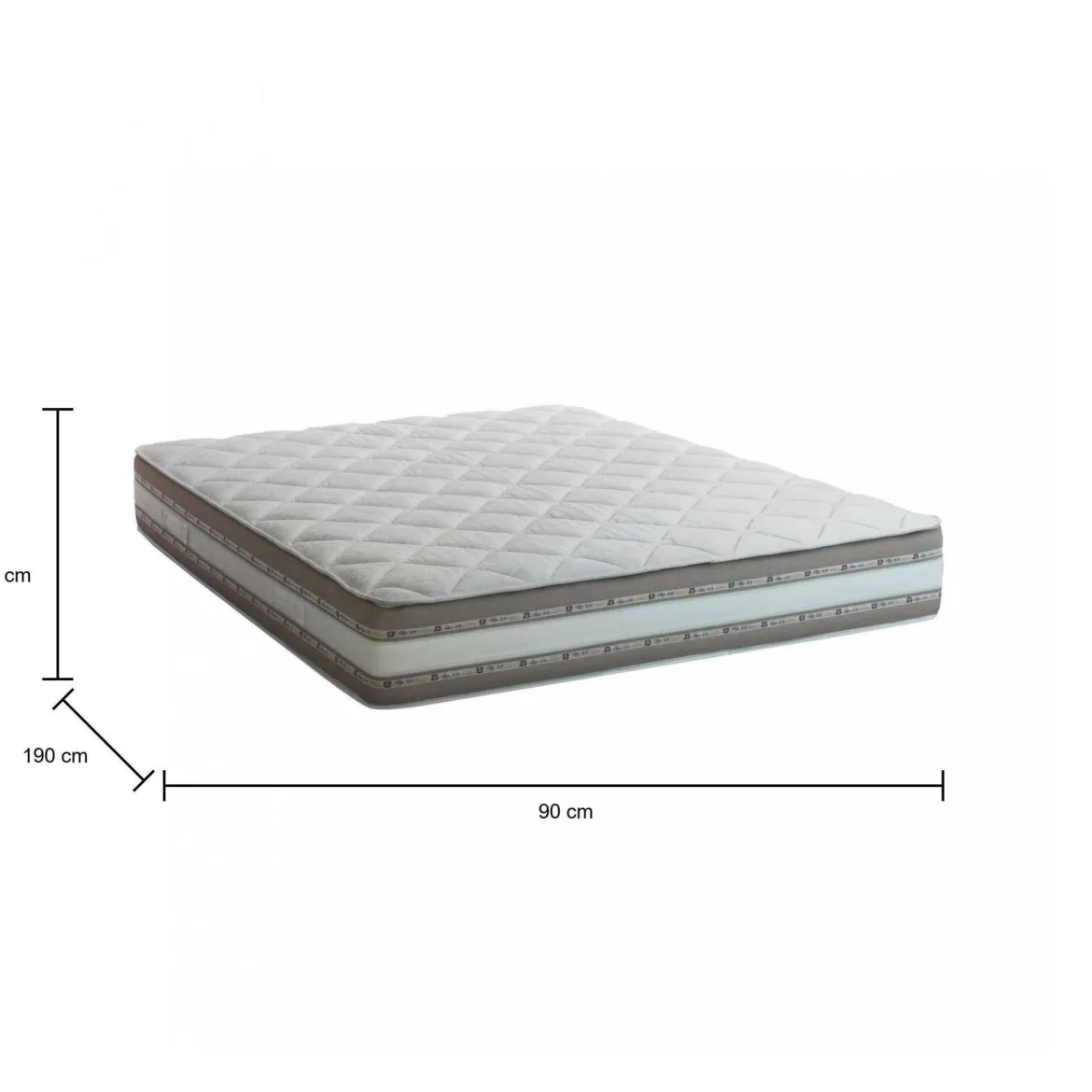Materasso comfort progressivo singolo 90x190 in Memory Foam sfoderabile - Aksi