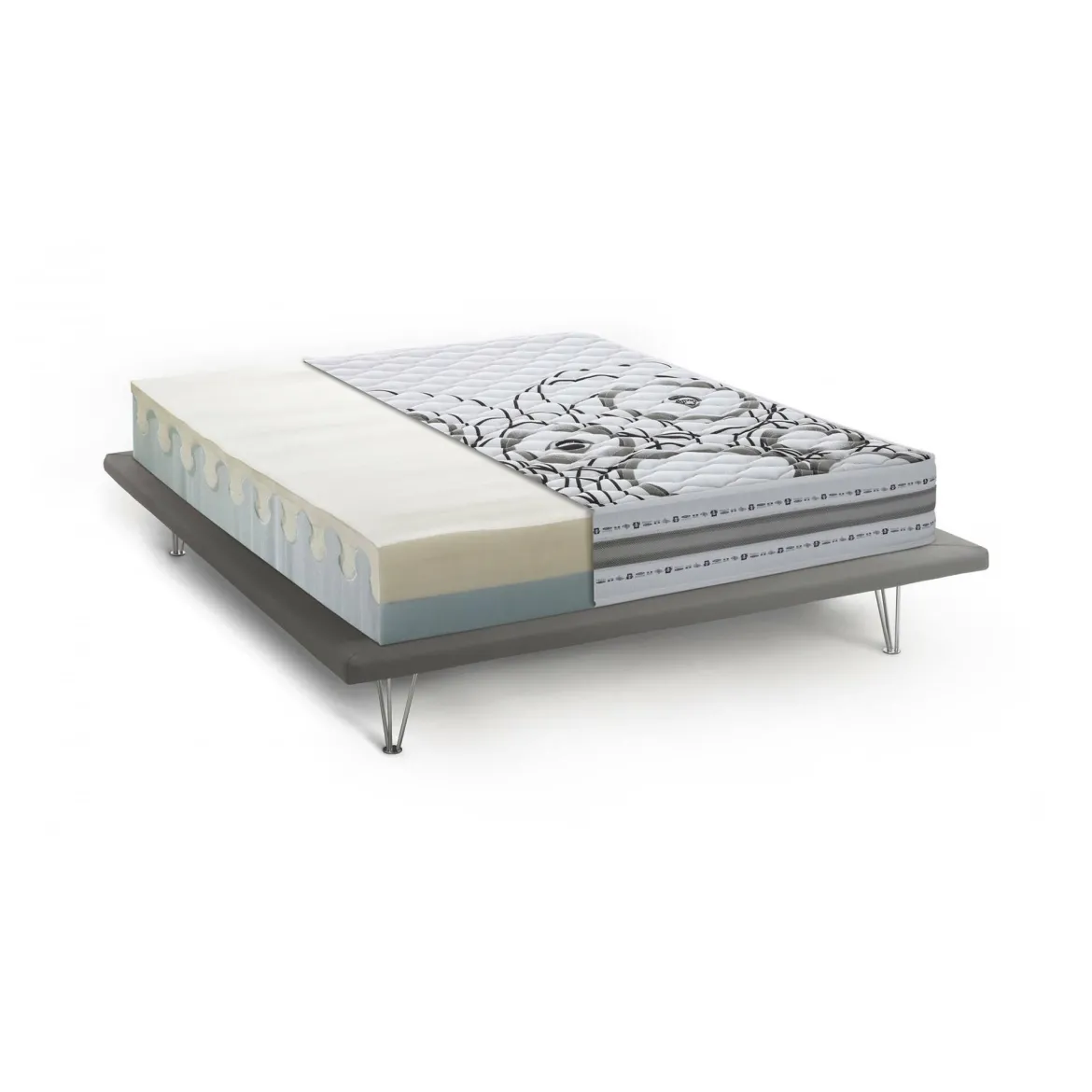 Materasso comfort rassicurante matrimoniale 160x200 in Memory Foam sfoderabile - Incoronata