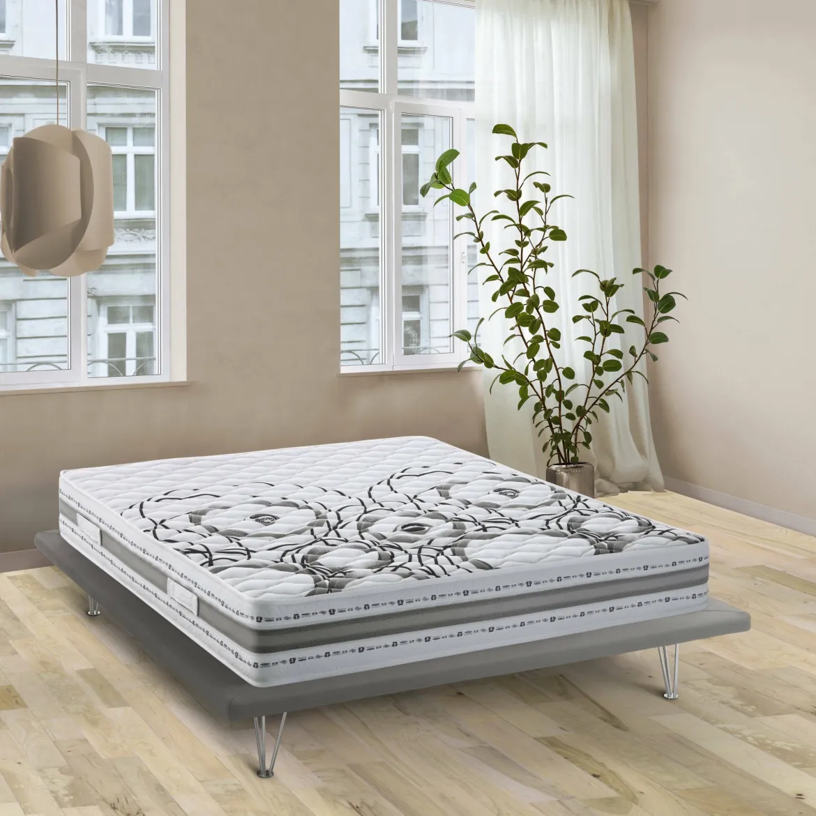 Materasso comfort rassicurante matrimoniale 160x200 in Memory Foam sfoderabile - Incoronata
