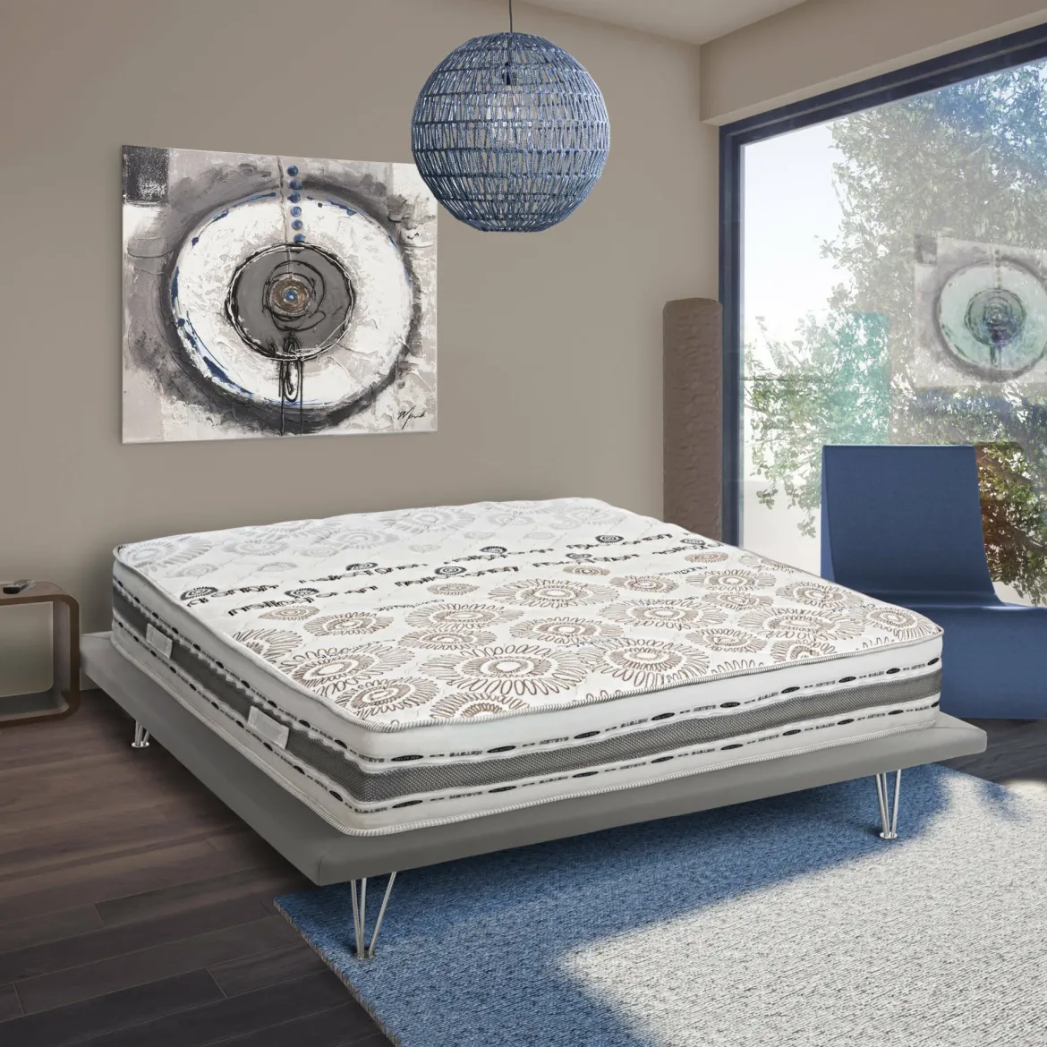 Materasso comfort rigido matrimoniale 160x190 in Memory Foam sfoderabile - Aclio