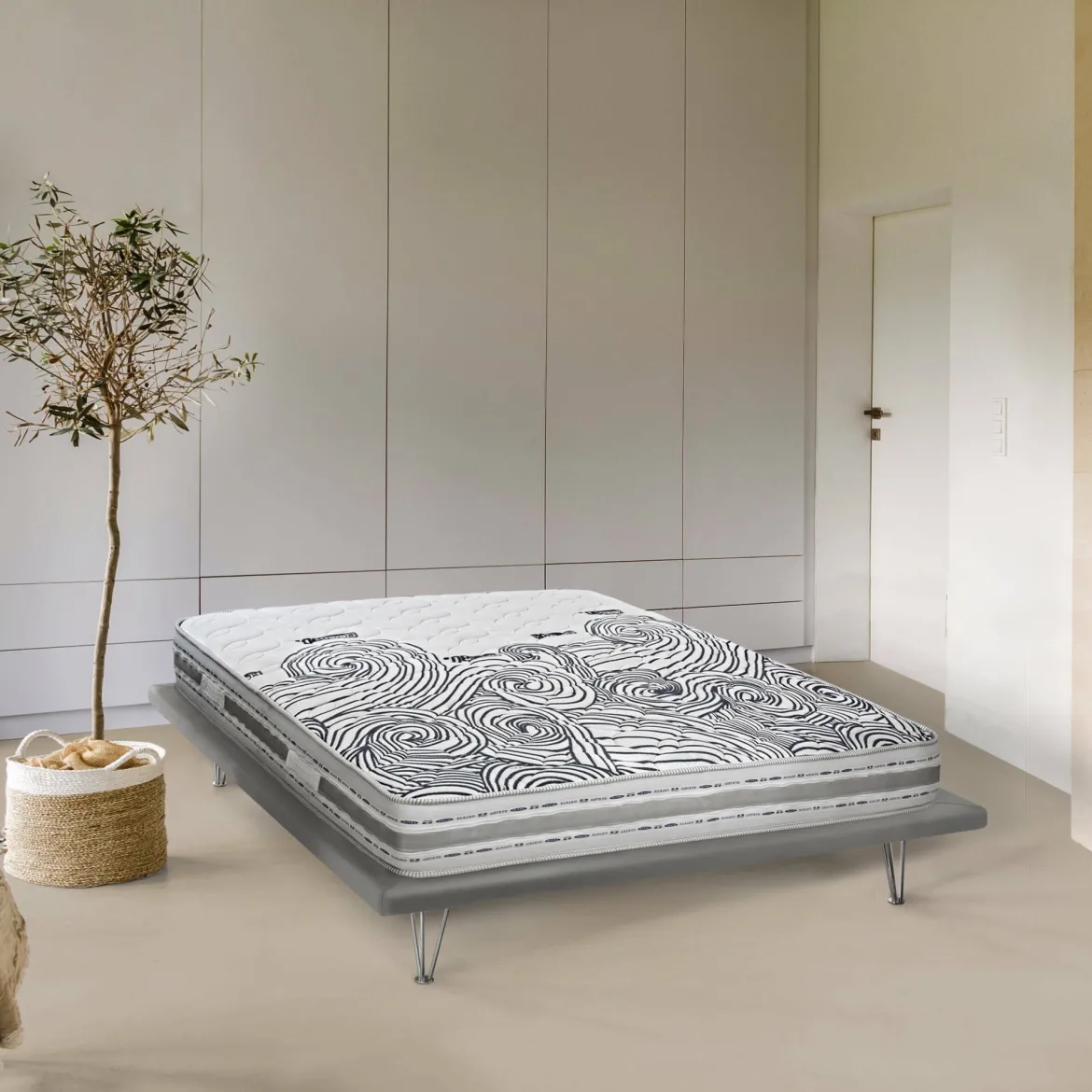 Materasso comfort stabile matrimoniale 160x190 in Memory Foam sfoderabile - Tirane