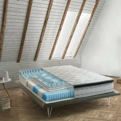 Materasso compatto singolo 90x200 in Memory Foam sfoderabile - Adrano