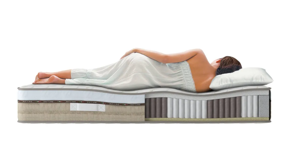 Materasso densità bilanciata matrimoniale 180x200 in Memory Foam - Annus