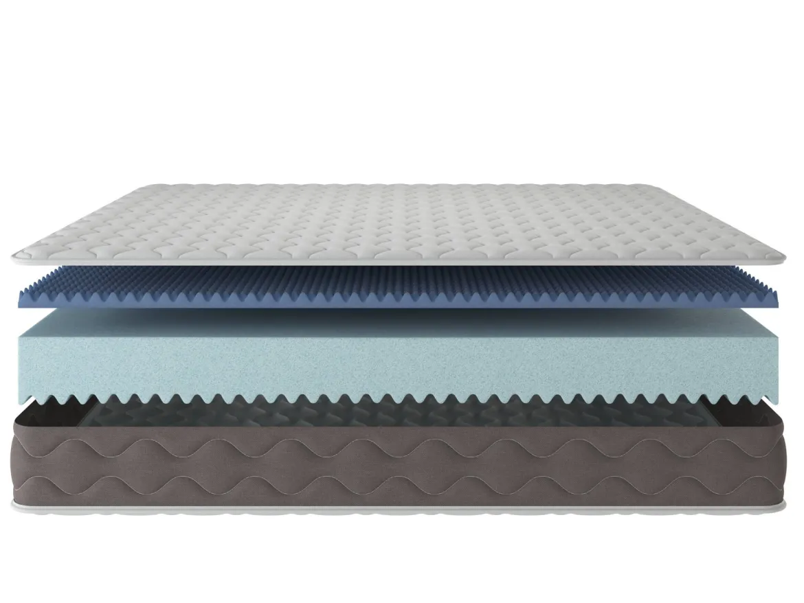 Materasso elasticità continuativa alla francese 140x190 in Memory Foam - Allik