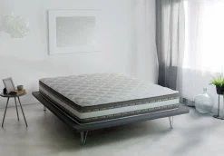 Materasso flessibilità progressiva 1/2 piazza 140x190 in Memory Foam sfoderabile - Amos