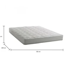 Materasso igienico piazza e mezza 120x200 in WaterFoam sfoderabile - Cauro