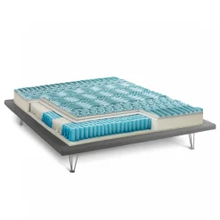Materasso medio rigido piazza e mezza 120x190 in Memory Foam sfoderabile - Lilia