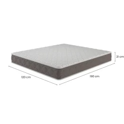 Materasso ortopedico piazza e mezza 120x190 in Memory Foam - Zaffiro
