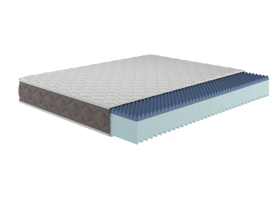 Materasso ortopedico piazza e mezza 120x190 in Memory Foam - Zaffiro