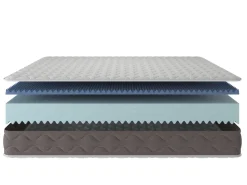 Materasso ortopedico piazza e mezza 120x190 in Memory Foam - Zaffiro