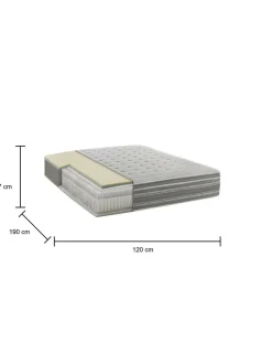 Materasso relax progressivo piazza e mezza 120x190 in Memory Foam sfoderabile - Arguello