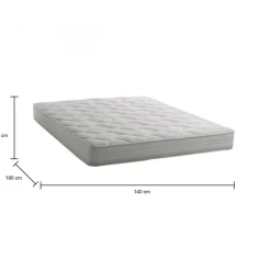Materasso sistema di comfort francese 140x190 in WaterFoam sfoderabile - Anguilla