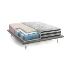 Materasso stabilizzante singolo 80x190 in Memory Foam sfoderabile - Charles