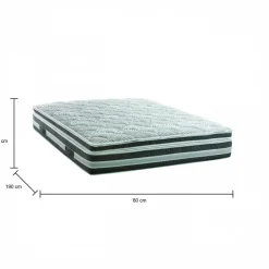 Materasso stabilizzante singolo 80x190 in Memory Foam sfoderabile - Charles