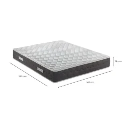 Materasso struttura compatta 1/2 piazza 140x200 in Memory Foam - Alfer