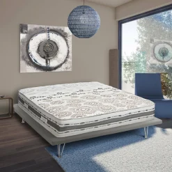 Materasso struttura resistente singolo 80x190 in Memory Foam sfoderabile - Agnosine