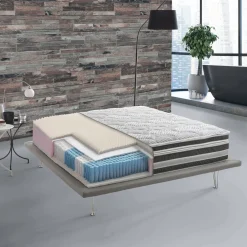 Materasso tecnologia anallergica matrimoniale 160x200 in Memory Foam sfoderabile - Amistad