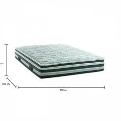 Materasso tecnologia anallergica matrimoniale 160x200 in Memory Foam sfoderabile - Amistad