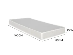 Materasso zero vibrazioni singolo 80x190 in Plastica - Tedalda
