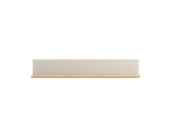 Mensola Beige Marrone Rovere un Ripiano 137.5x19.5x24h cm, Portata Ripiani 5 - Dugenta