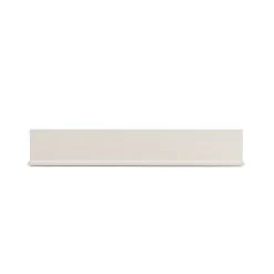 Mensola Bianco Crema un Ripiano Sfumatura Colore Struttura Crema 138x20x24h cm, - Rasun