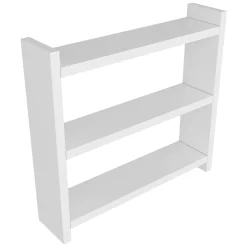 Mensola Bianco 2 Ripiani 60x20x15h cm, - Vallarsa