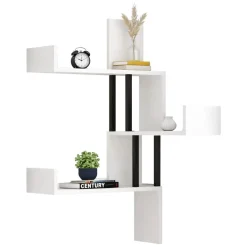 Mensola Bianco 3 Ripiani 105x20x60h cm, - Donigala