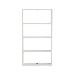 Mensola Bianco 4 Ripiani 43x9x80h cm, - Cervasca