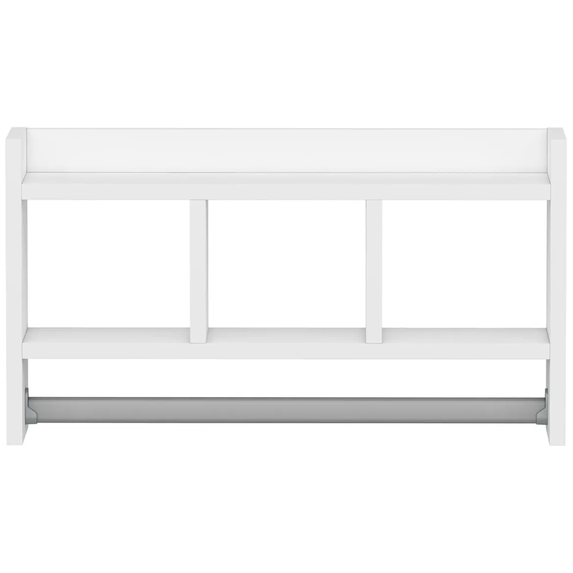Mensola Bianco 4 Ripiani 64x15x35h cm, - Cortale