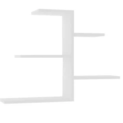 Mensola Bianco 5 Ripiani 82x20x48h cm, - Vizze