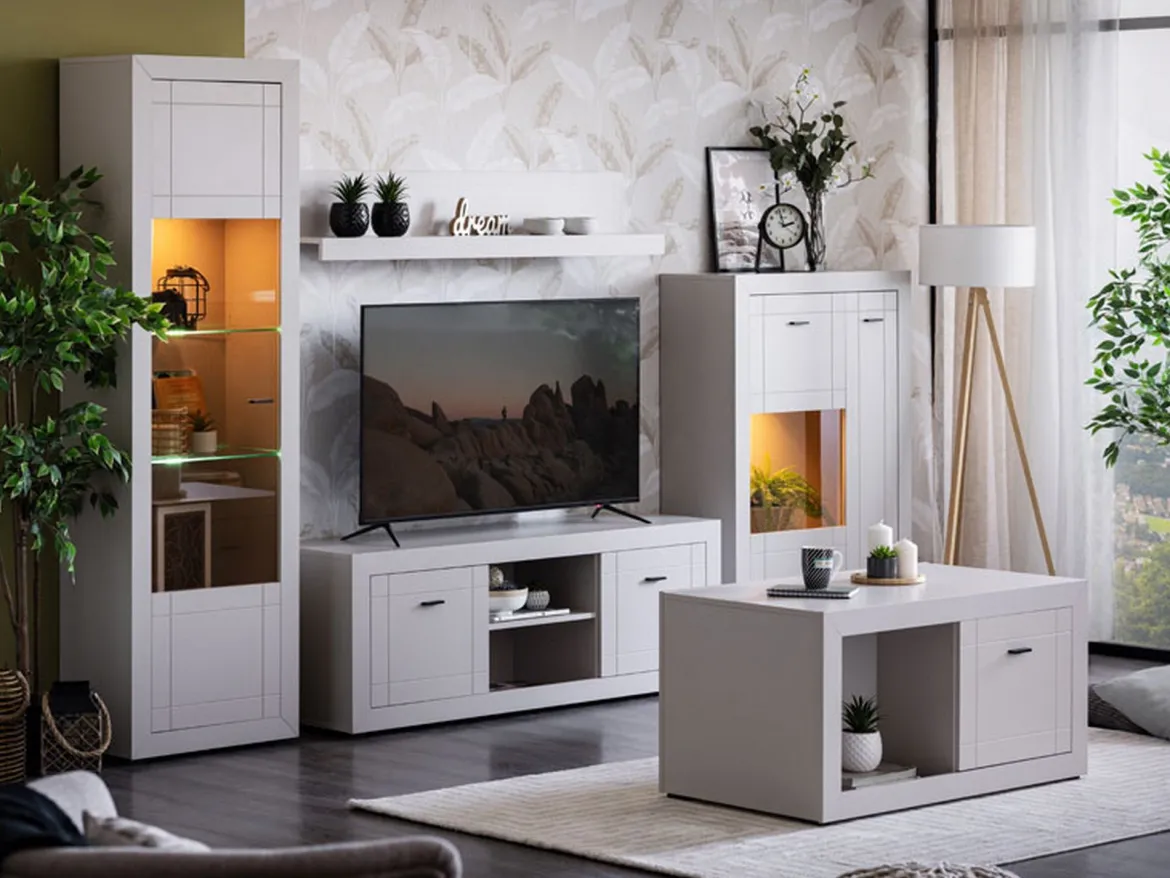 Mensola Bianco un Ripiano 137.5x19.5x24h cm, Portata Ripiani 5 - Vazzano