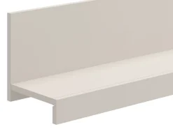 Mensola Bianco un Ripiano 137.5x19.5x24h cm, Portata Ripiani 5 - Vazzano