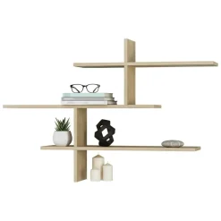 Mensola da parete design 22x123cm quercia - Antani