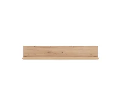 Mensola Marrone Rovere Nodi un Ripiano 137.5x19.5x24h cm, Portata Ripiani 5 - Renatico