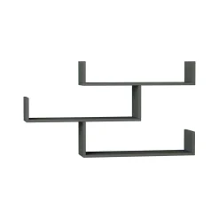 Mensola muro 22x122cm antracite - Amang
