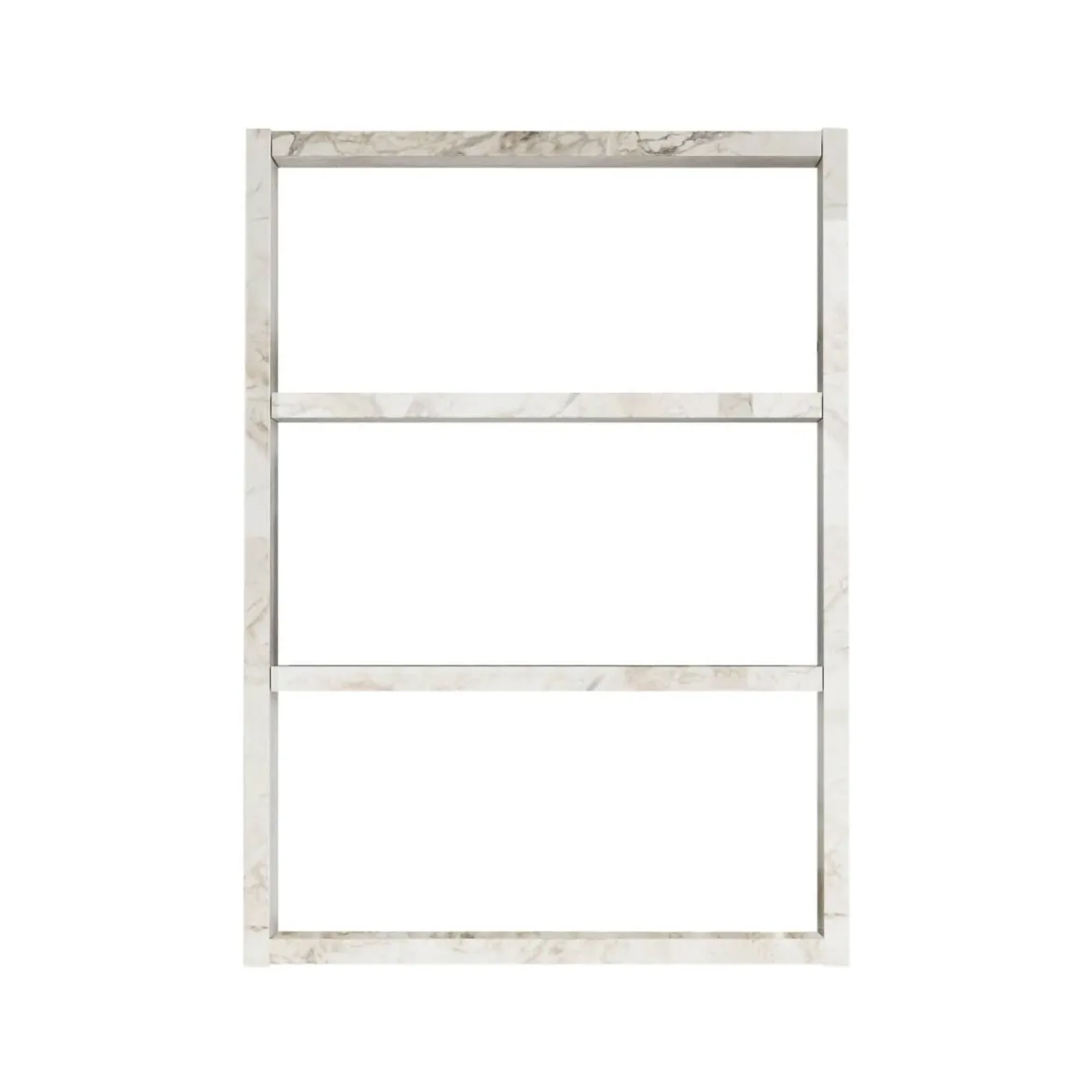 Mensola parete 9x43cm grigio e bianca - Bulbul