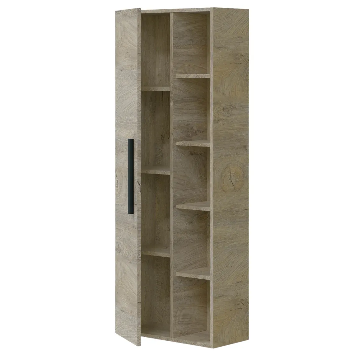 Mobile colonna bagno sospeso 51x135h cm rovere - Achisa