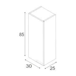 Mobile colonna bagno 30x85h cm rovere - Alcott