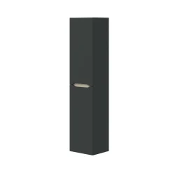 Mobile Colonna Nero Antracite Marrone Rovere Modulabile Cassetti 31x26x135h cm, 2 Ripiani - Arissa