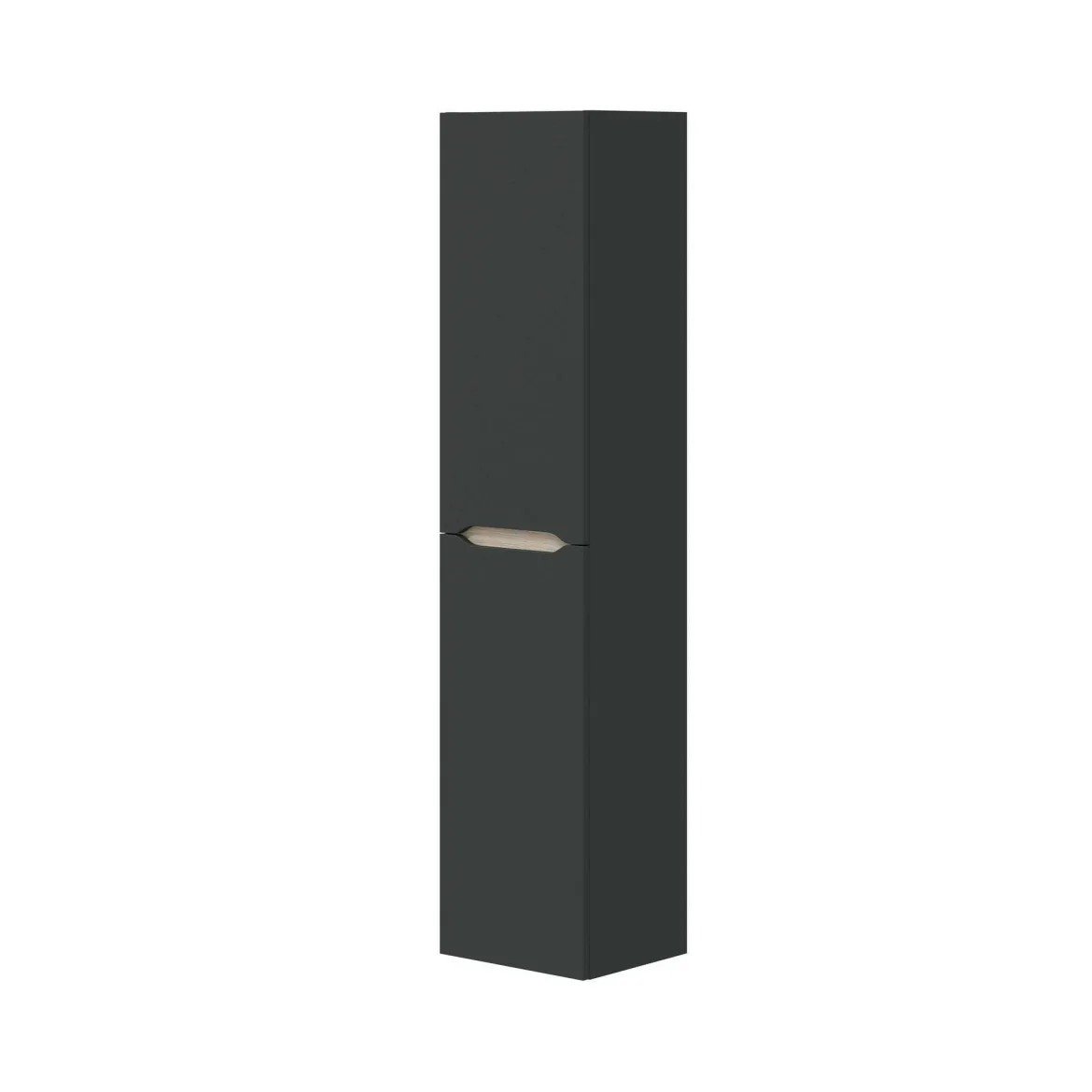 Mobile Colonna Nero Antracite Marrone Rovere Modulabile Cassetti 31x26x135h cm, 2 Ripiani - Arissa