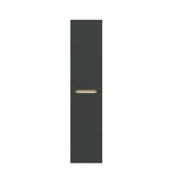 Mobile Colonna Nero Antracite Marrone Rovere Modulabile Cassetti 31x26x135h cm, 2 Ripiani - Arissa