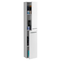 Mobile colonna sospesa 2 ante 30x150h cm cemento - Notte